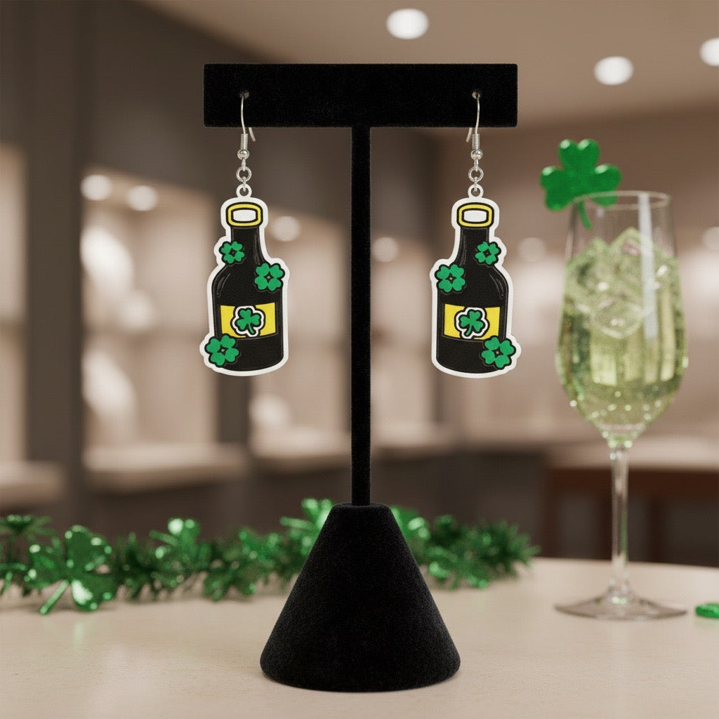 Beer Bottle Earring