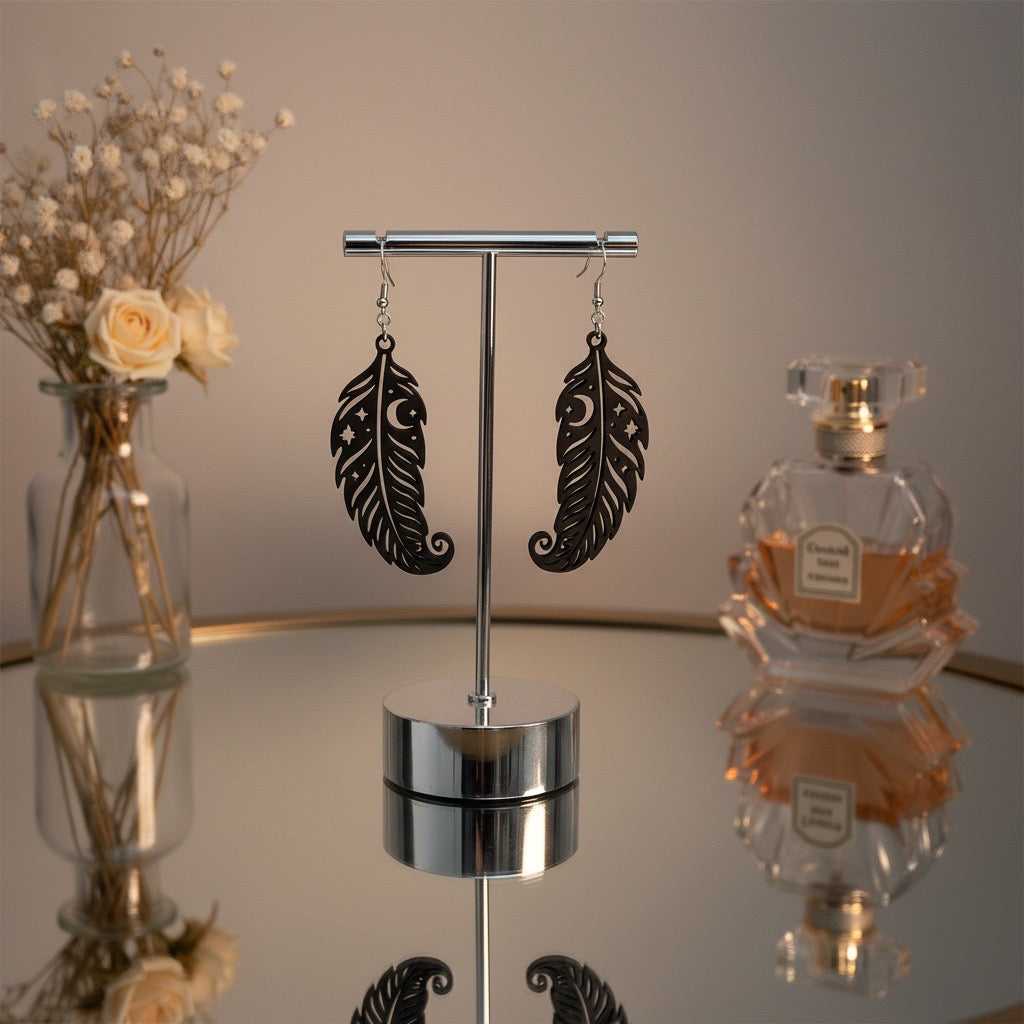 Boho Celestial Feather