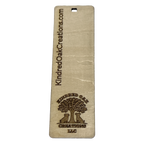 Laser Etched Wooden Bookmarks – Multiple Designs