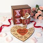 Personalized – Heart Puzzle “I Love You Because” – Custom Valentine’s Keepsake