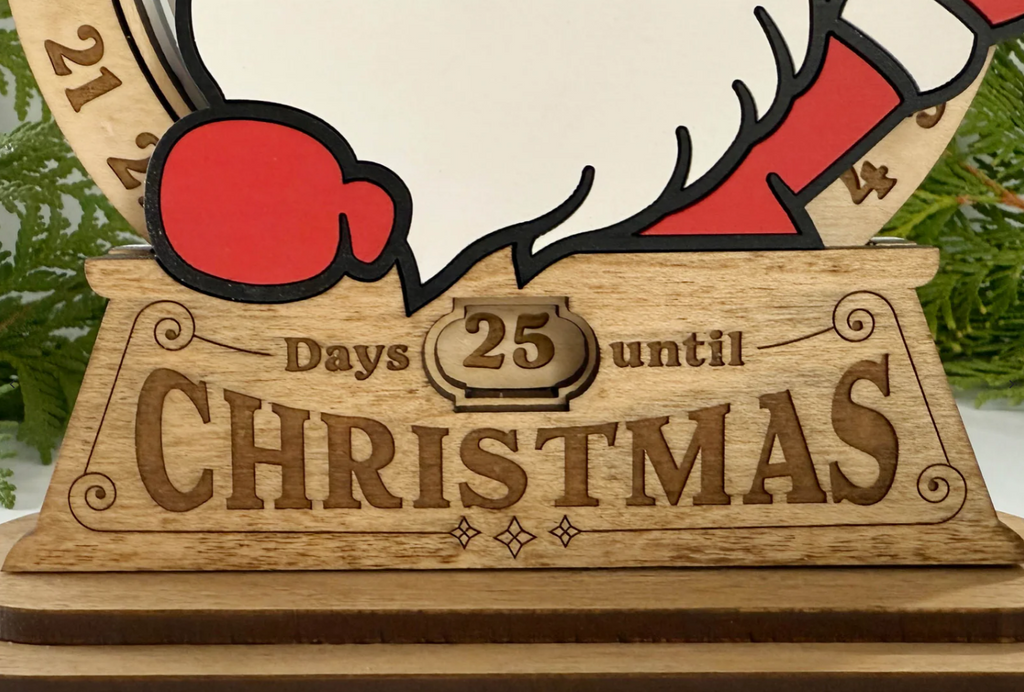 Santa Christmas Countdown Stand