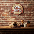 Personalized - Fresh Brew Café Sign – Custom Year