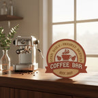 Personalized - Fresh Brew Café Sign – Custom Year