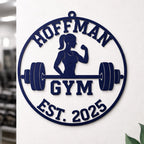 Personalized – Home Gym Name Sign | Custom Fitness Wall Decor