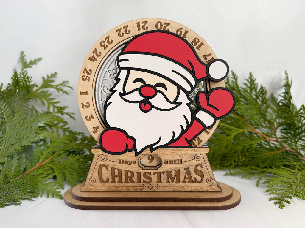 Santa Christmas Countdown Stand