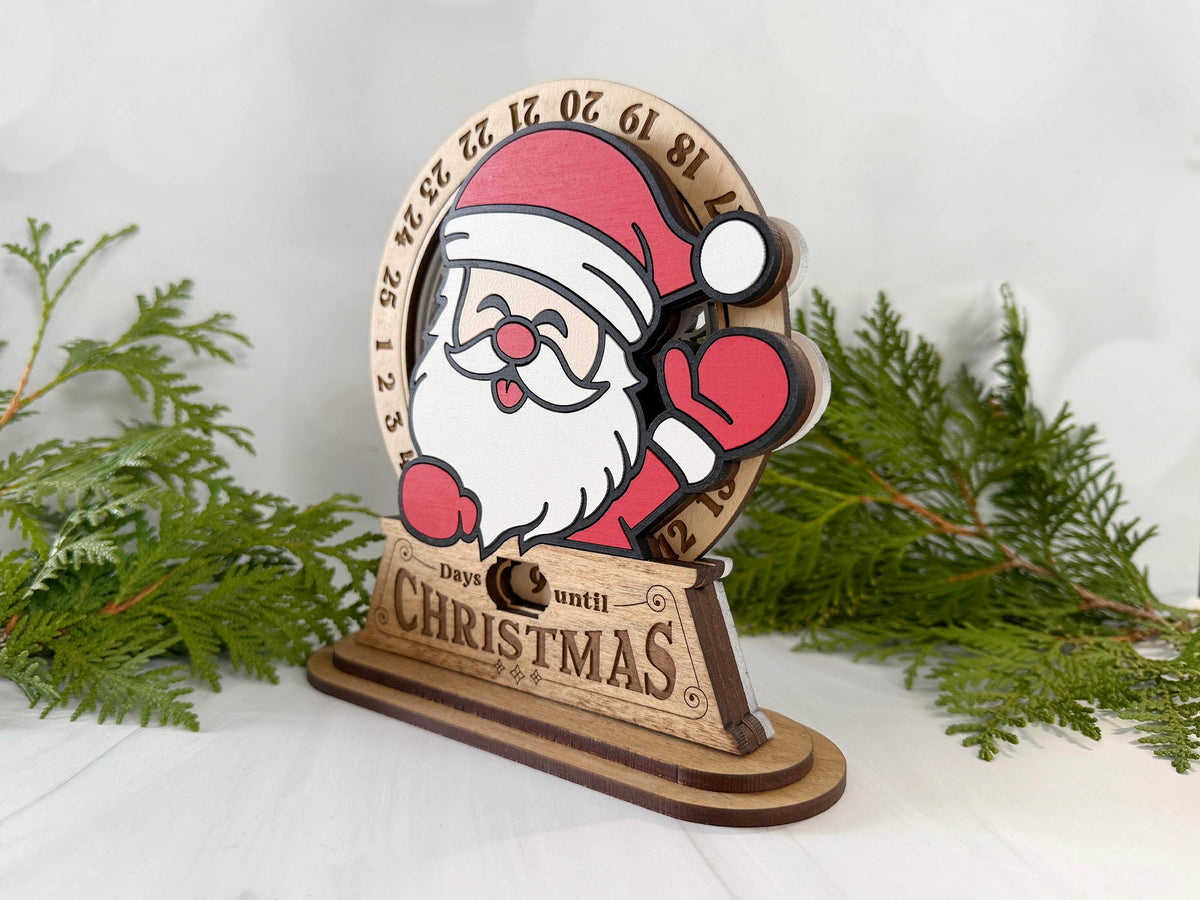 Santa Christmas Countdown Stand