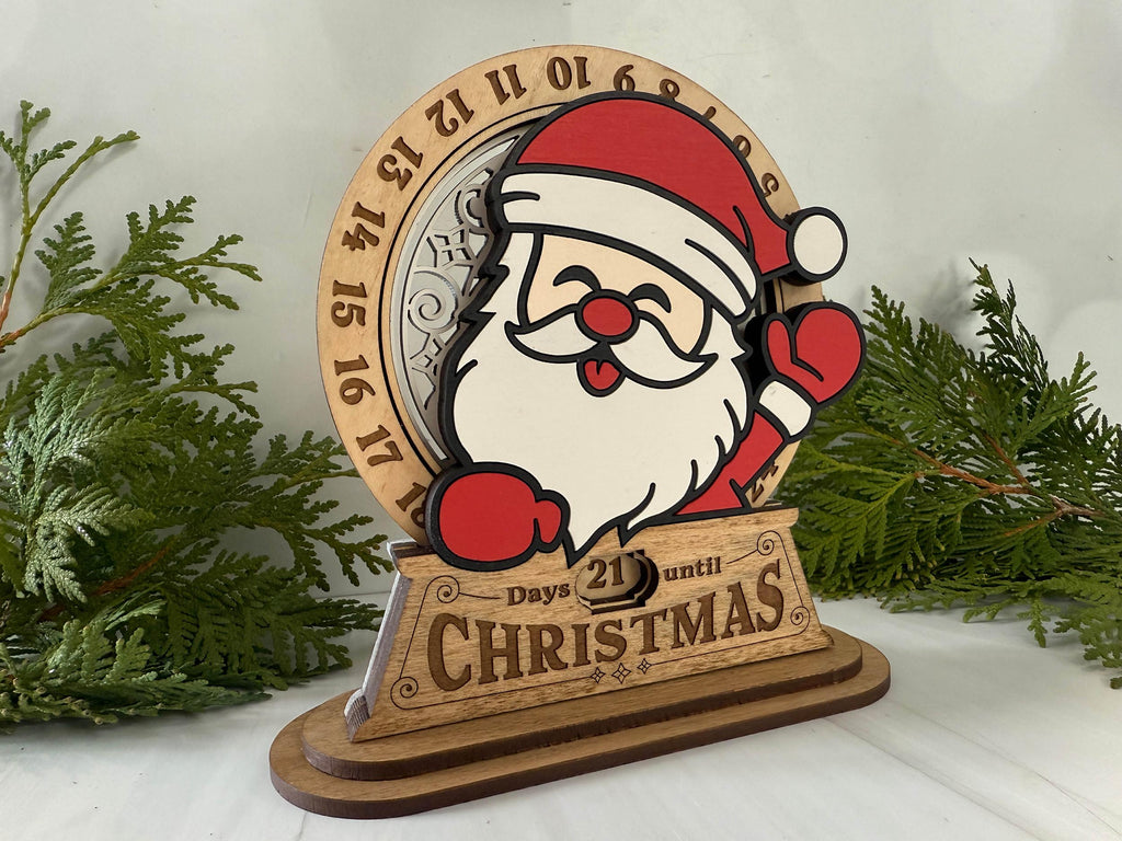 Santa Christmas Countdown Stand