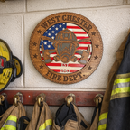 Personalized – Firefighter Honor Sign | Custom Fire Department Wall Décor