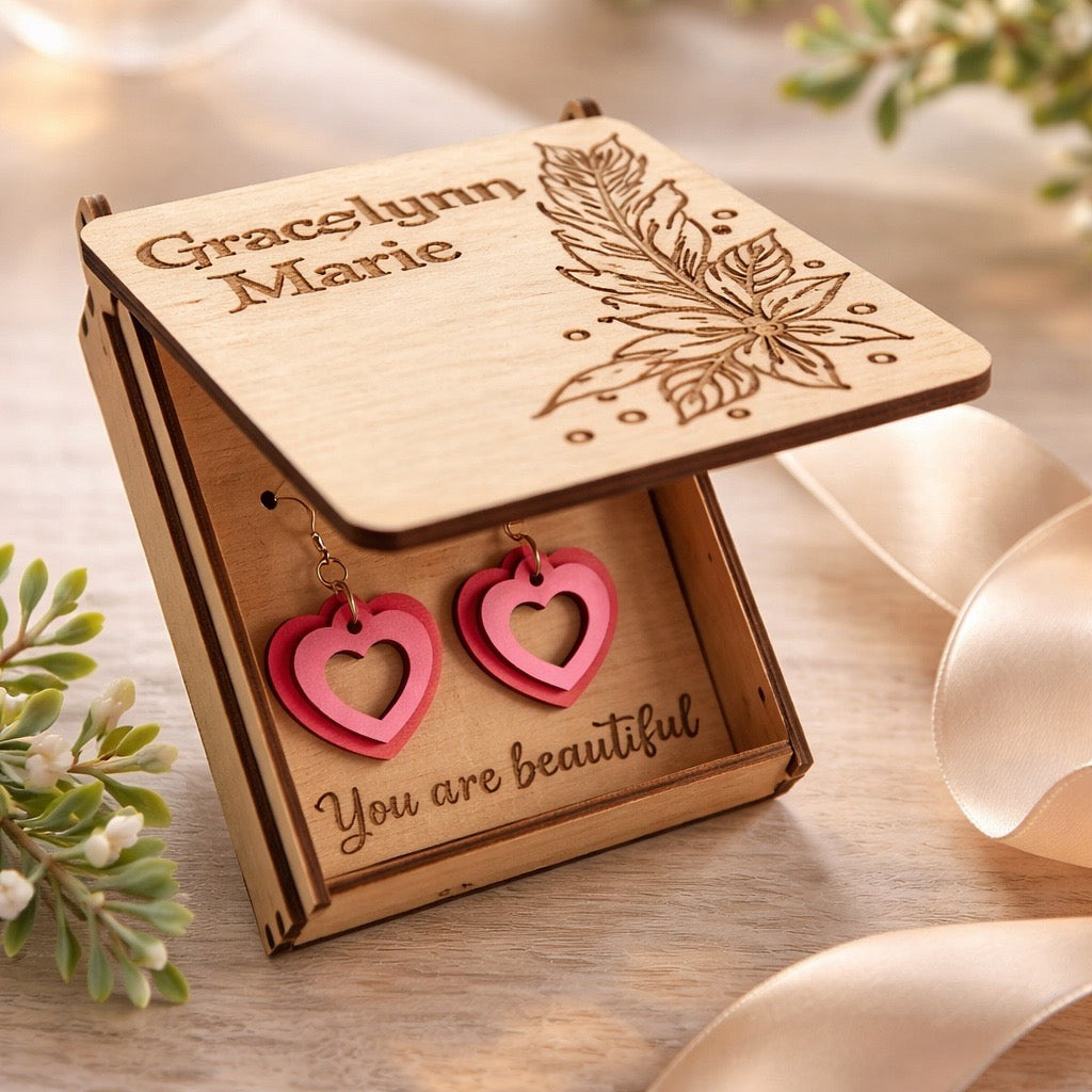Personalized - Wood Jewelry Box