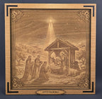 JOY TO THE WORLD – 3D Christian Engraved Wood Wall Art – 11.25" x 11.25" Faith-Based Art – Kindred Oak Creations Original