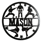 Personalized Karate Name Sign – Kids Room Wall Décor