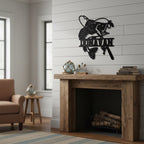 Personalized – Fishing Name Sign | Custom Angler Wall Decor