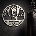 Personalized Kickboxing Name Sign – Little Roots Collection