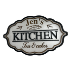 Personalized Kitchen Sign – Tea & Cakes