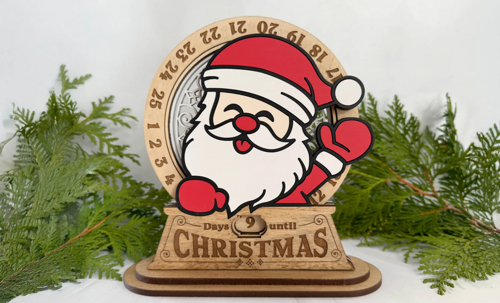 Santa Christmas Countdown Stand