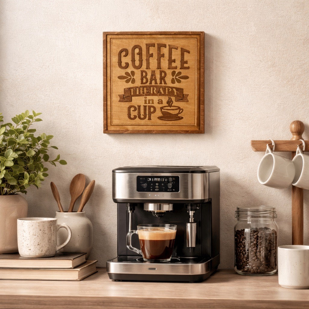 Coffee Bar – Therapy in a Cup Wall Decor