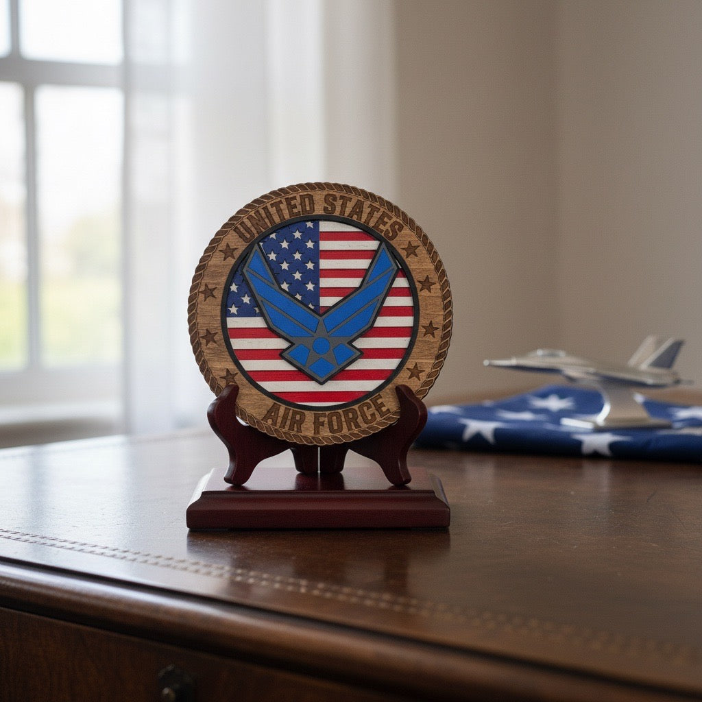 3D Air Force Decor - Wall or Stand Display