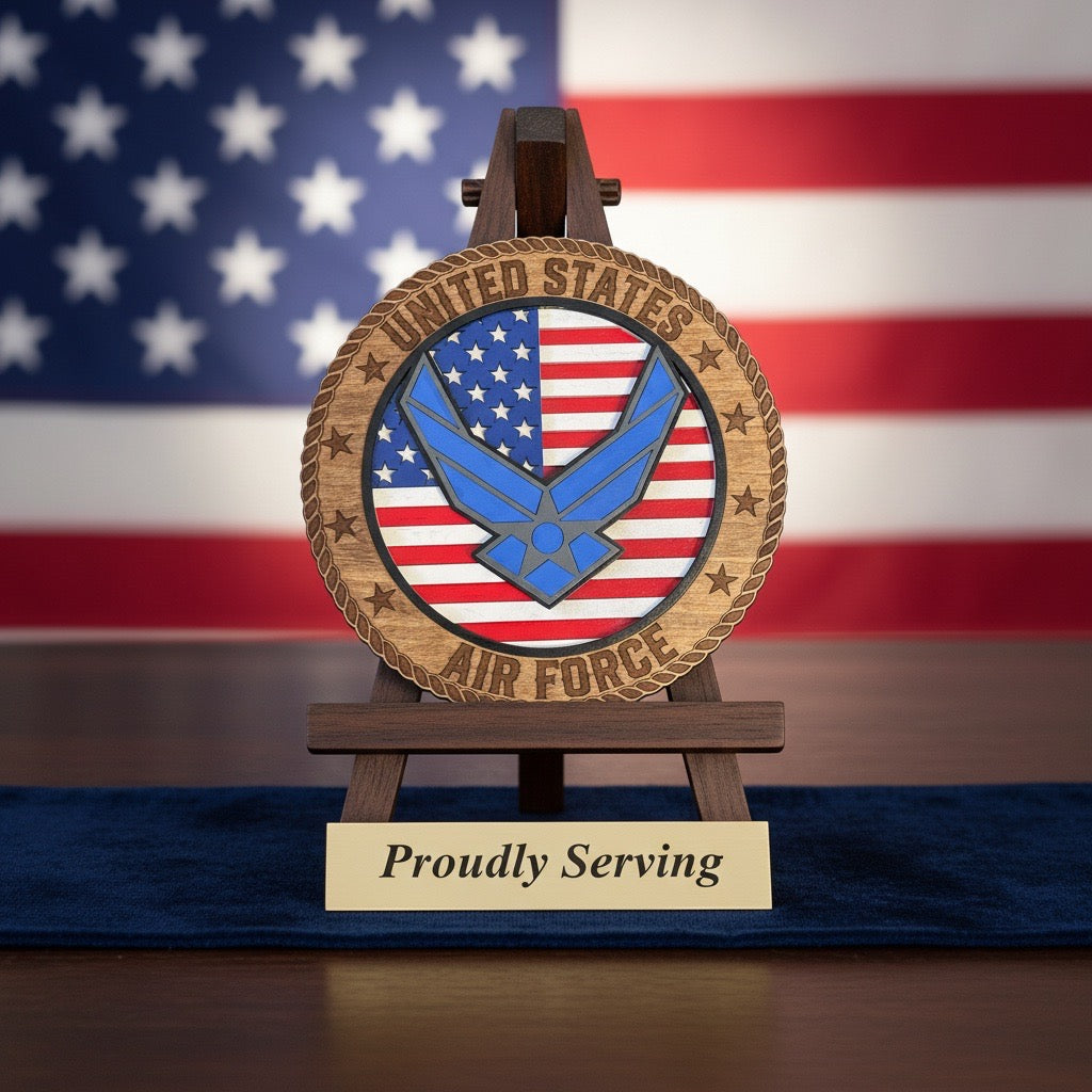 3D Air Force Decor - Wall or Stand Display